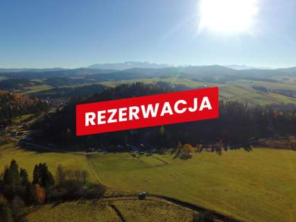 Działka rolno-budowlana w Łapszach Niżnych