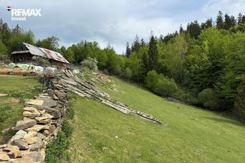 Istebna widokowa działka 6600 m z domem, stawem