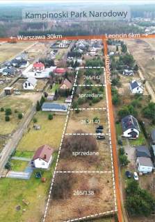 Działka budowlana 1000m2, Nowe Grochale