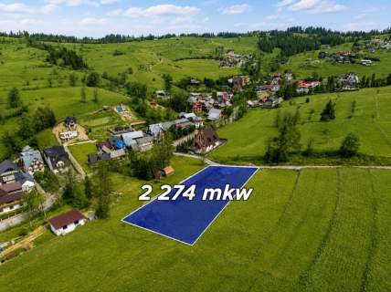 Działka widokowa w Rzepiskach 2274m2