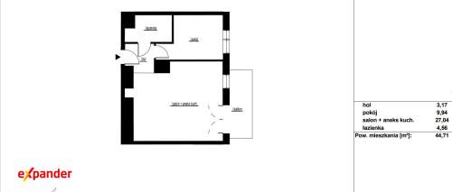 2 pokoje z odbiorem w sierpniu Balkon Nowe Miasto