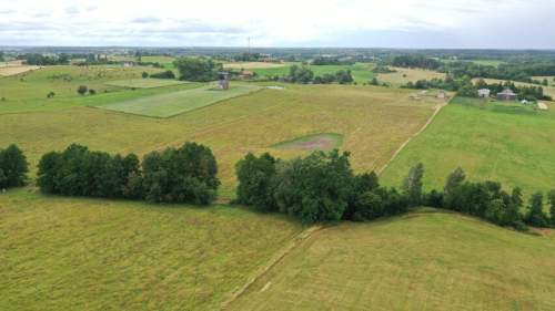 Działka budowlana Mazury - Wronka, 1399 m2 , warunki zabudowy