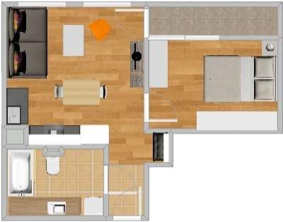 2 pokoje balkon, mp i komórka- Pieskowa Skała 13