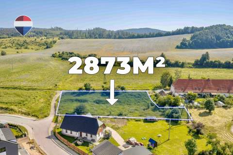 Działka budowlana 2.873 m , z mediami i dojazdem