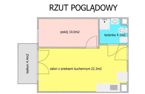 2 pokoje balkon 1 piętro winda Jagodno Krzyki Wroc