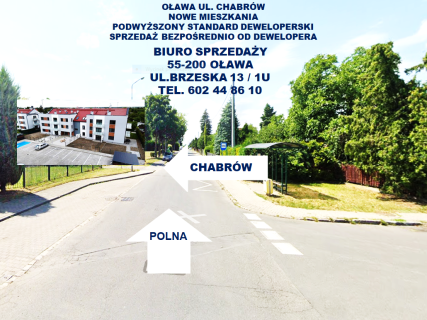 MIESZKANIE OŁAWA UL. CHABRÓW 2 POKOJE - SALON Z ANEKSEM