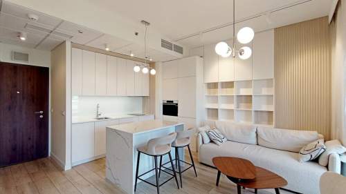 Apartament z balkonem, A/C i garażem-Kasprzaka 29