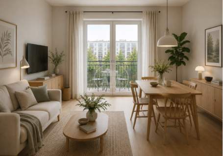 Klimatyzacja gratis 3 pokoje duży balkon