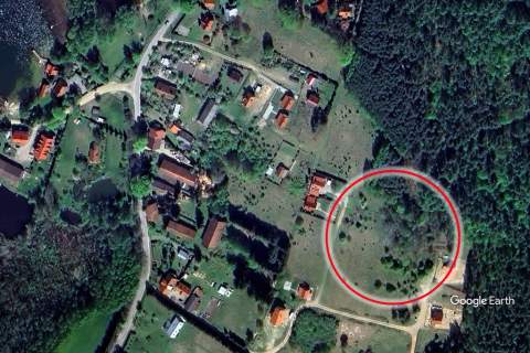 Działka 943 m 200 m od jeziora Kretowiny, las