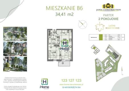 3-pok. mieszkanie w Osieczanach koło Myślenic