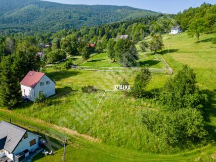 Działka budowlana 770 m Zawoja Widok i słońce