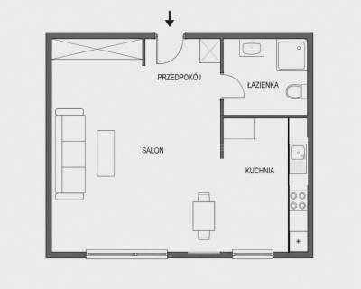 Mieszkanie na sprzedaż, 28,8 m2, Siedlce