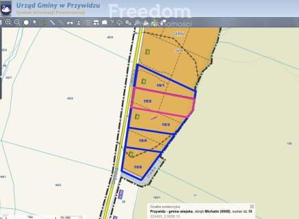 Działka przy lesie sasiedztwo dwóch jezior