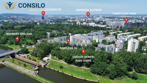 2pokojowe z widokiem na Wisłę 2 loggie M.postojowe