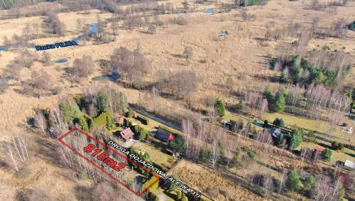 Działka rekreacyjna 815 m Szyszki, blisko lasu