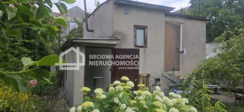 Działka ROD w Sopocie z murowanym domkiem