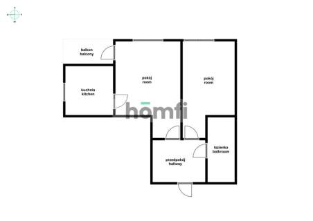 2 pokoje 52m2 kuchnia balkon - ul. Dyrekcyjna