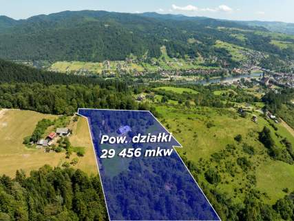 Działka inwestycyjna - Krościenko Nad Dunajcem