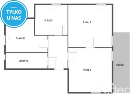 Ogród 400m2, 3 pok. mieszkanie 70m2, Zdroje