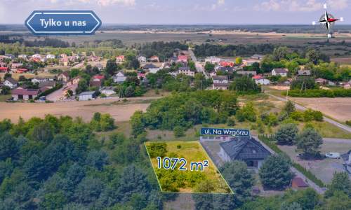 Działka w cichej i spokojnej okolicy