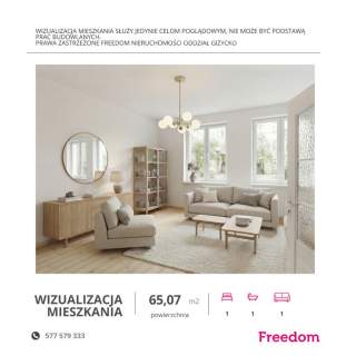 Mieszkanie 65,07 m z ogrodem ul. Kościuszki