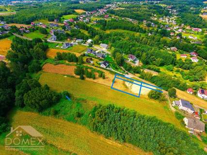 Działka budowlana 1072 m Mszana 5 minut A1