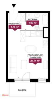 Komfortowy apartament 1 km od centrum