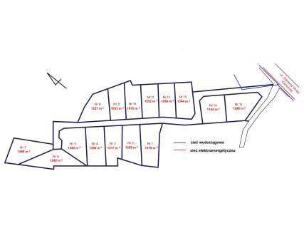 Inwestycja gruntowa 15 działek Budy Zosine 2,15 ha