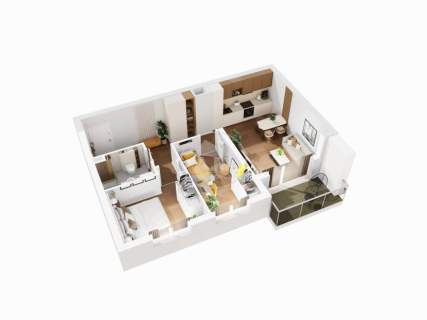 Klimatyzacja gratis 3 pokoje duży balkon