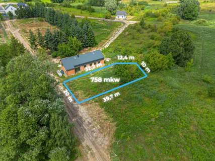 Działka budowlana 758 m Kawiary Gniezno