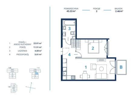 Gotowa inwestycja - metraże od 39 m2, Kraków
