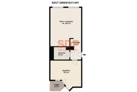 Komfortowy apartament w centrum Wrocławia Justin Center 2 pokoje