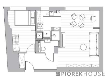 2-pokojowe mieszkanie na Ochocie