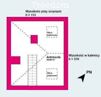 Dwupoziomowe 4 pokoje Sadyba 104,4 m2