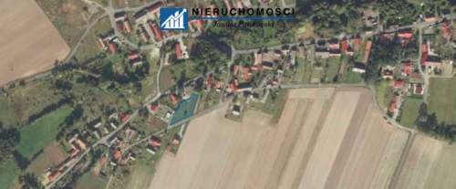 Działka budowlana 1656 m2 Koźlice gm. Gaworzyce