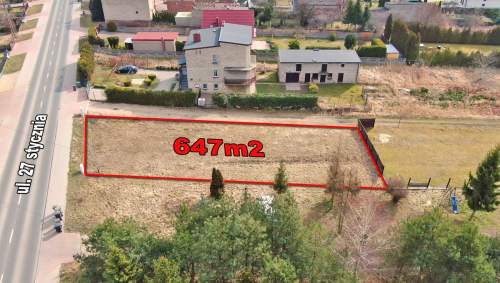Działka budowlana z projektem domu Dobieszowice