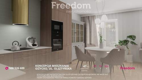 3 pokoje w centrum Giżycka Balkon