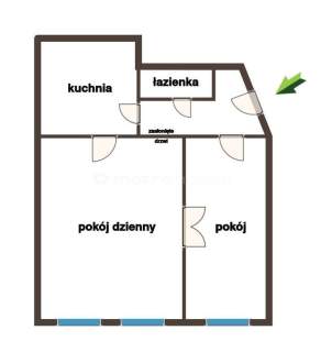 Mieszkanie na parterze przy ul. Żeromskiego