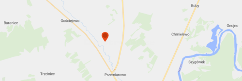 Działka z budynkami gospodarczymi