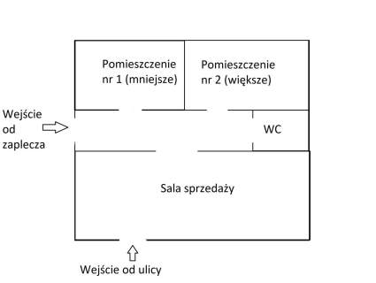 Lokal parterowy, wejście z ulicy, Centrum 67,1 m2