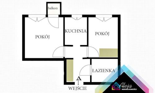 2 pokojowe mieszkanie,,pod klucz 1000-lecie