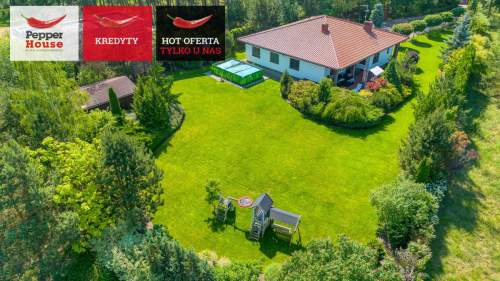 Dom wolnostojący w środku lasu 235m2 basen, sauna