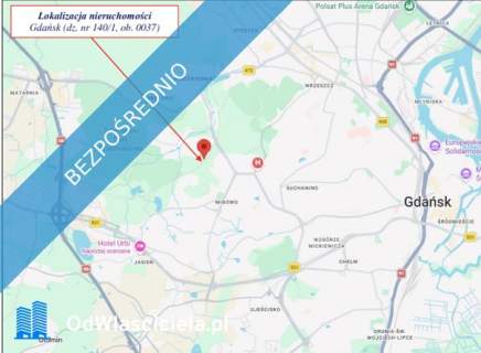 Działka na sprzedaż Gdańsk ul. Dolne Migowo