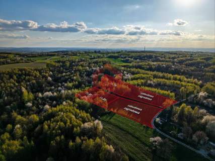3,33 ha z lasem i strumykiem - teren pod zabudowę