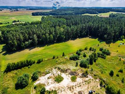 Działka 3370 m przy lesie WZ na dwa domy Tyrowo