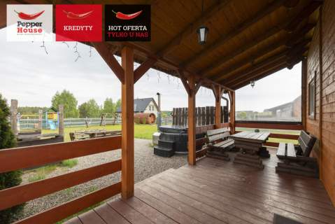 3 domki - gotowa inwestycja Sauna Balia jezioro