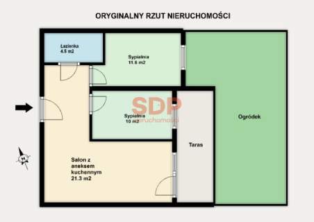 3-pokoje Ogród Parking Nowe osiedle 