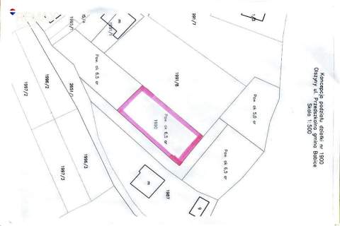 Działka budowlana 650 m2 z dojazdem do A4 w 15 min