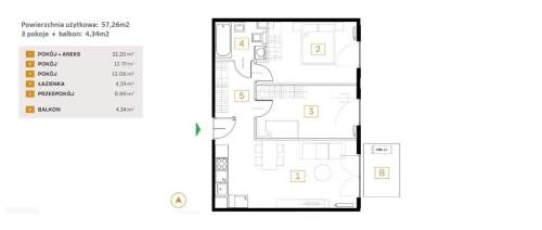 Nowoczesne 3 pokoje balkon garaż