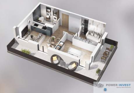 3 pokoje Taras 25 m Gotowe 48 m 0% PCC